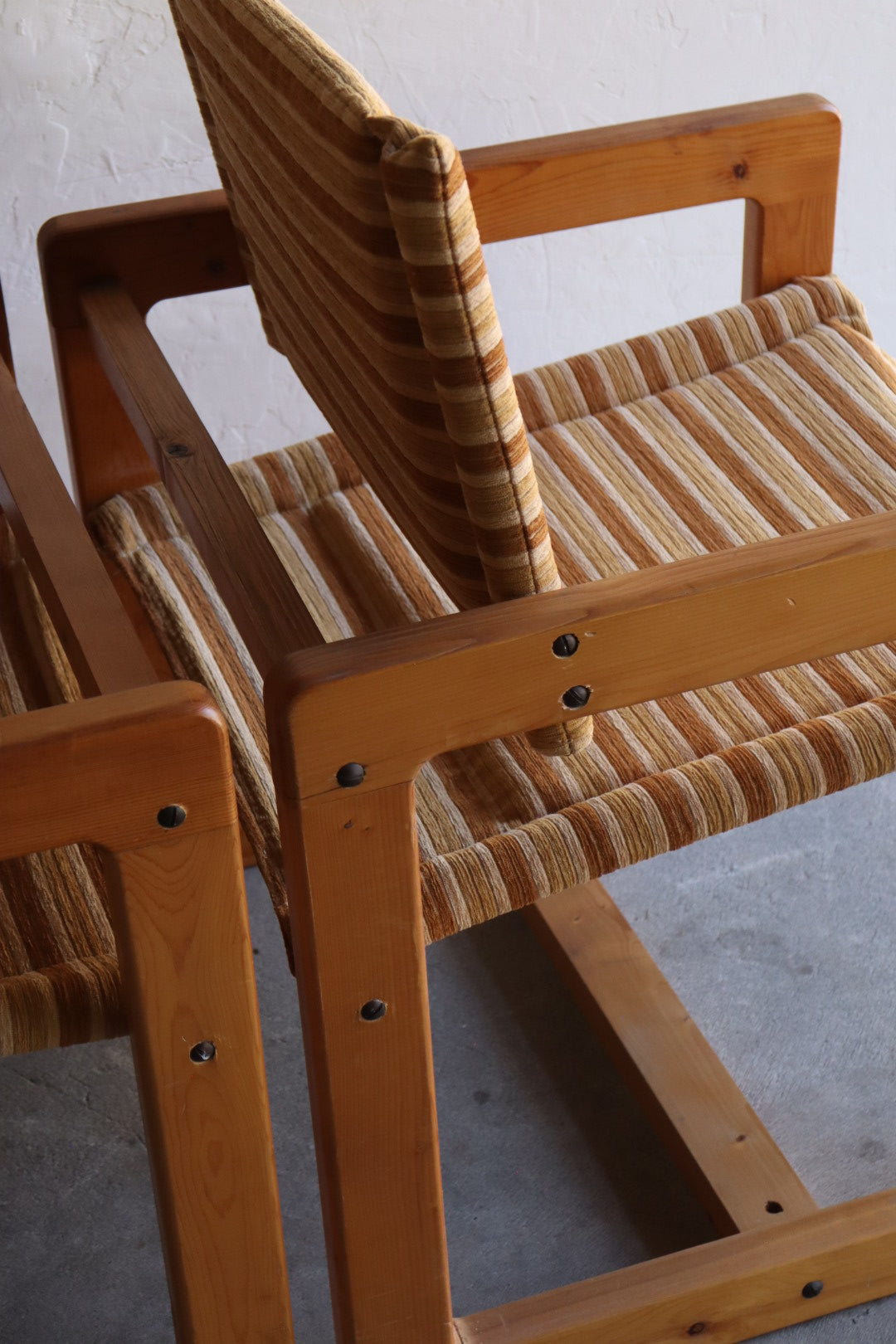 1970s Pine Armchairs