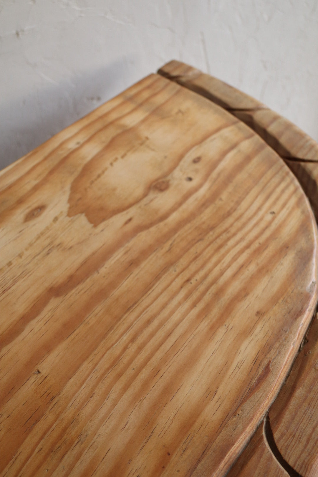 Hand Carved Wood Console