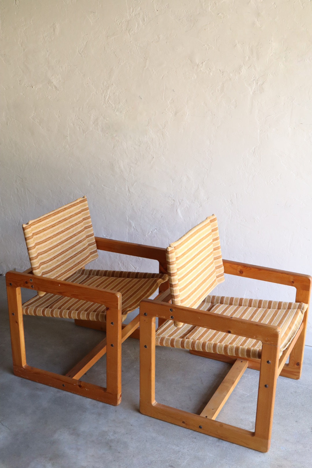 1970s Pine Armchairs