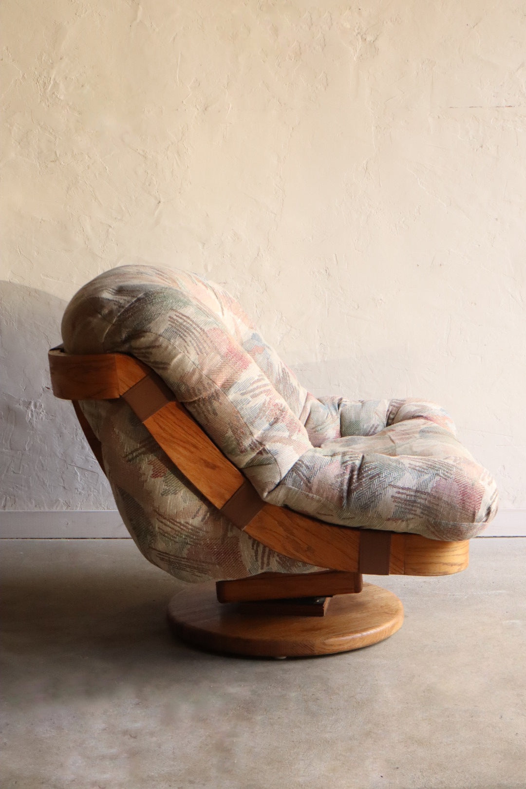 70s/80s Oak Lounge Chair
