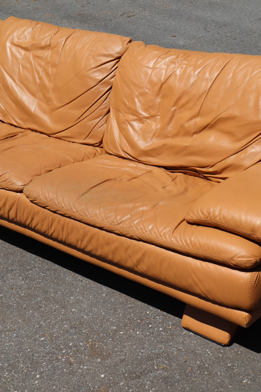Postmodern Leather Sofa