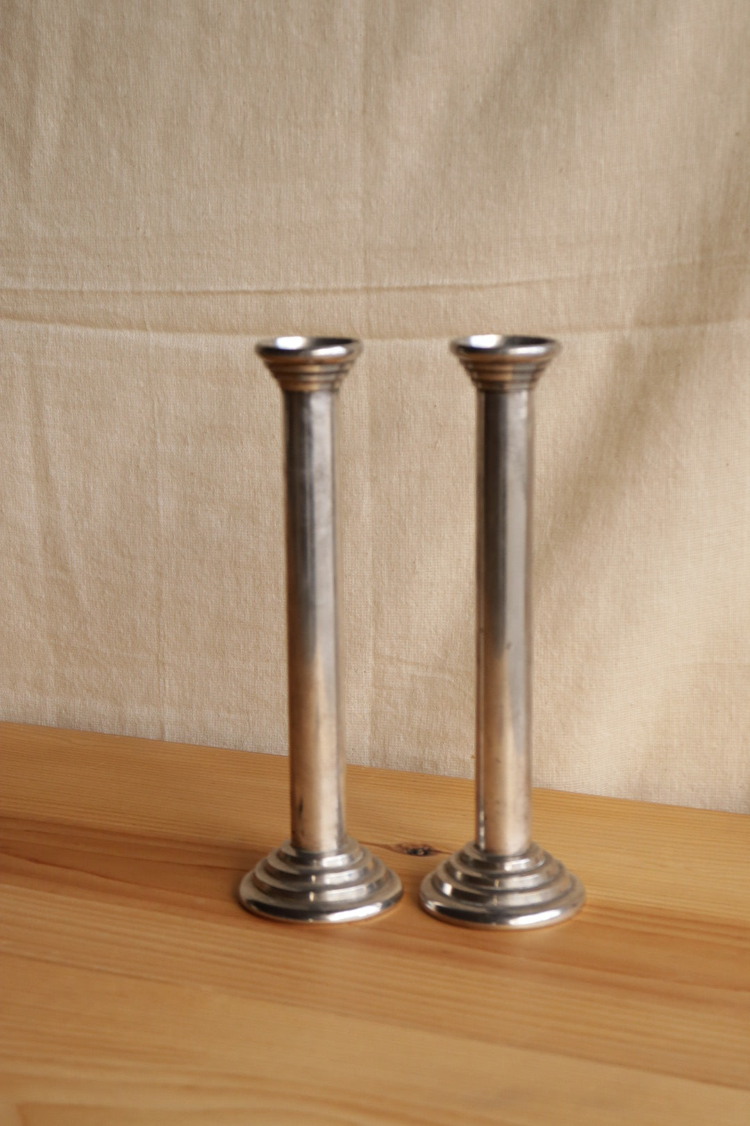 Silver Candle Holders