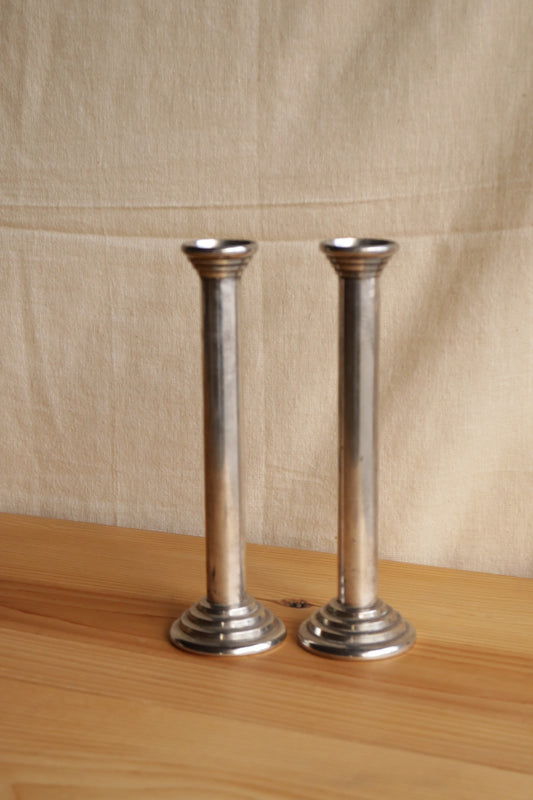 Silver Candle Holders