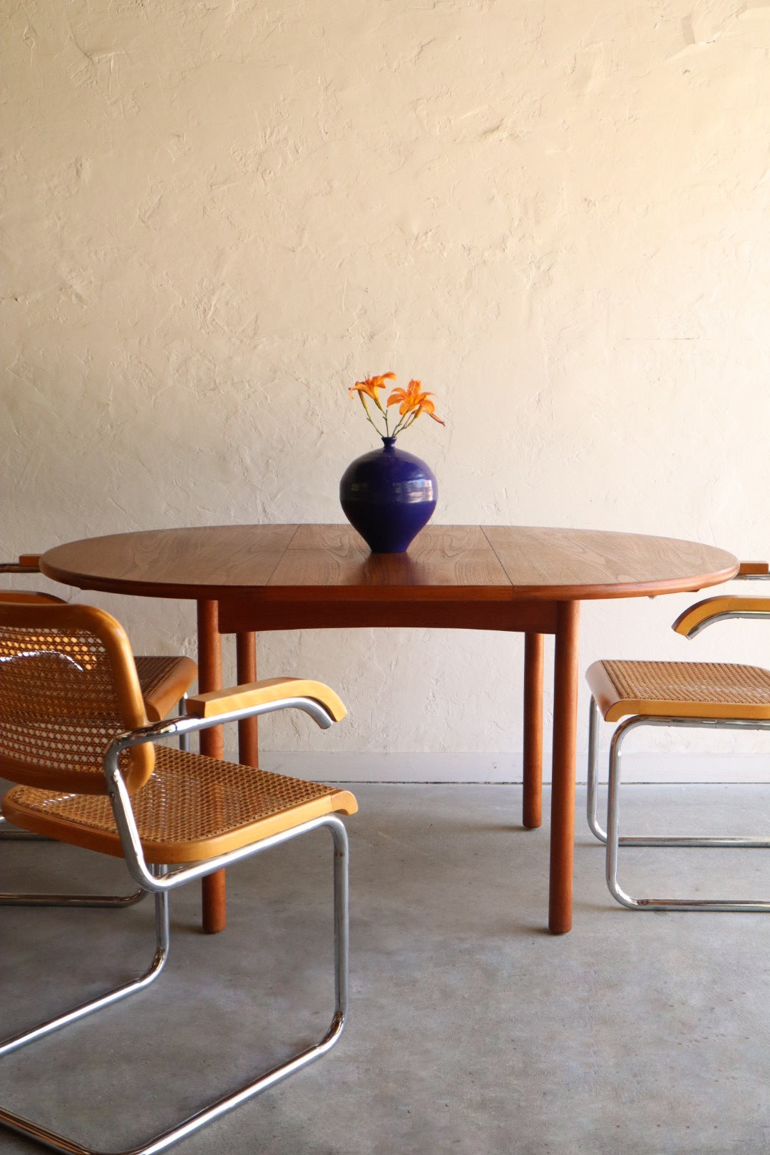 Danish Teak Expanding Dining Table