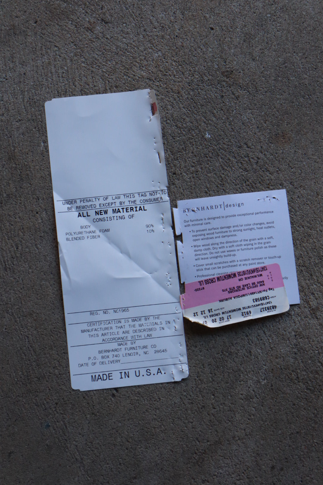 Pair of Bernhardt Lounge Chairs