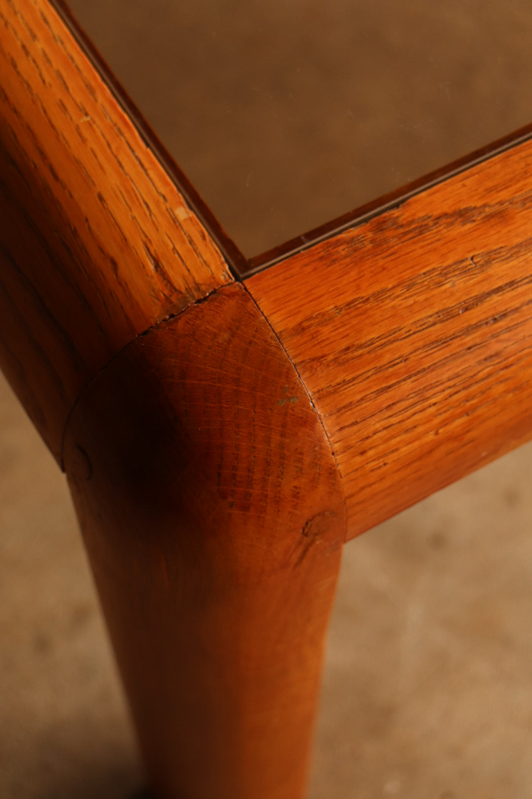 Danish Teak & Smoked Glass Coffee Table