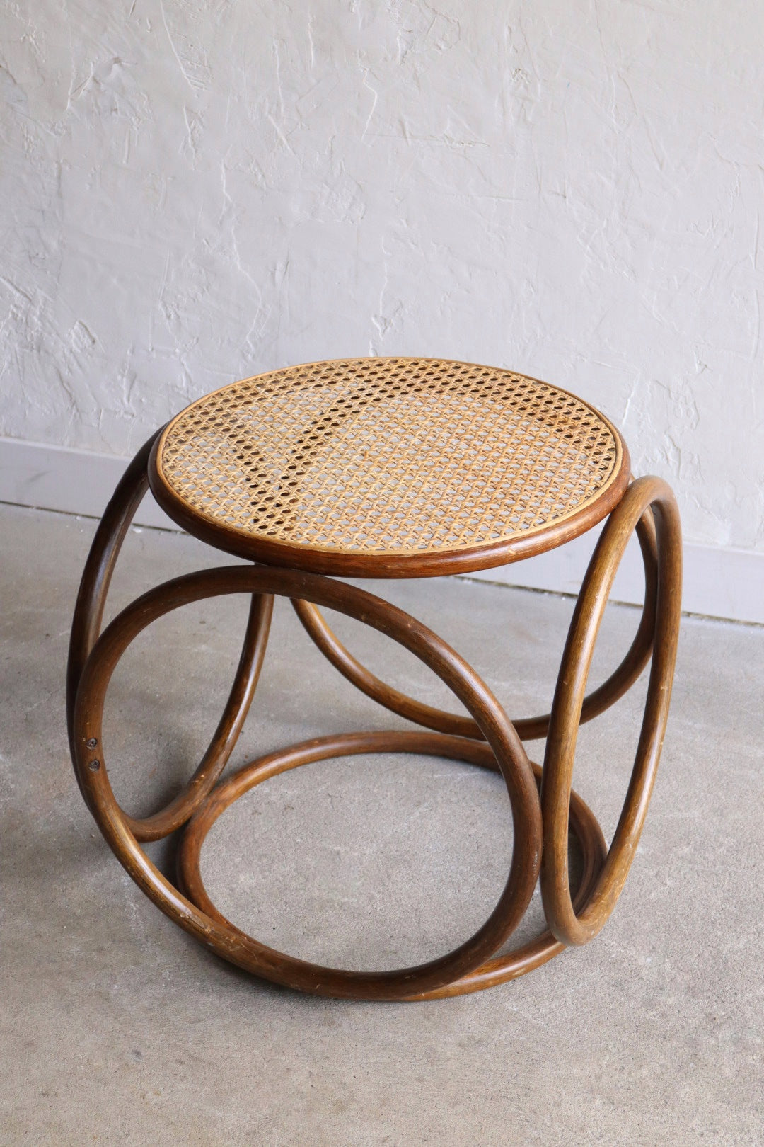 Thonet Style Cane Stool