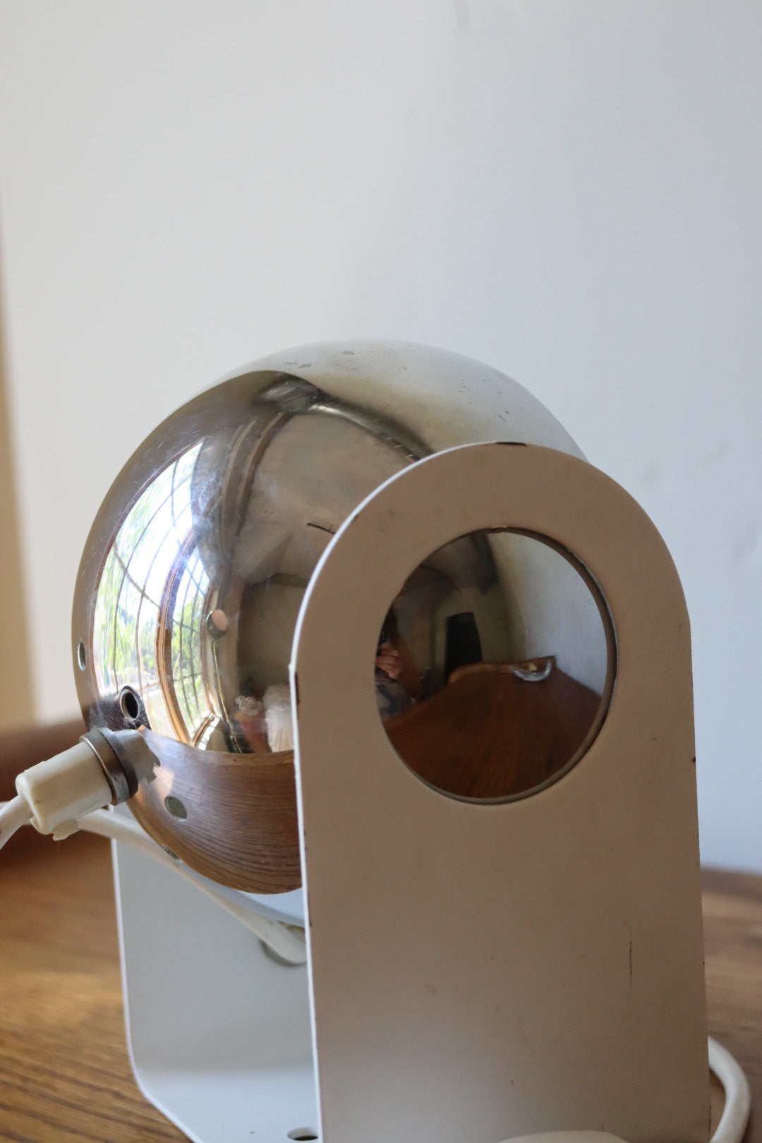 Chrome Eyeball Lamp