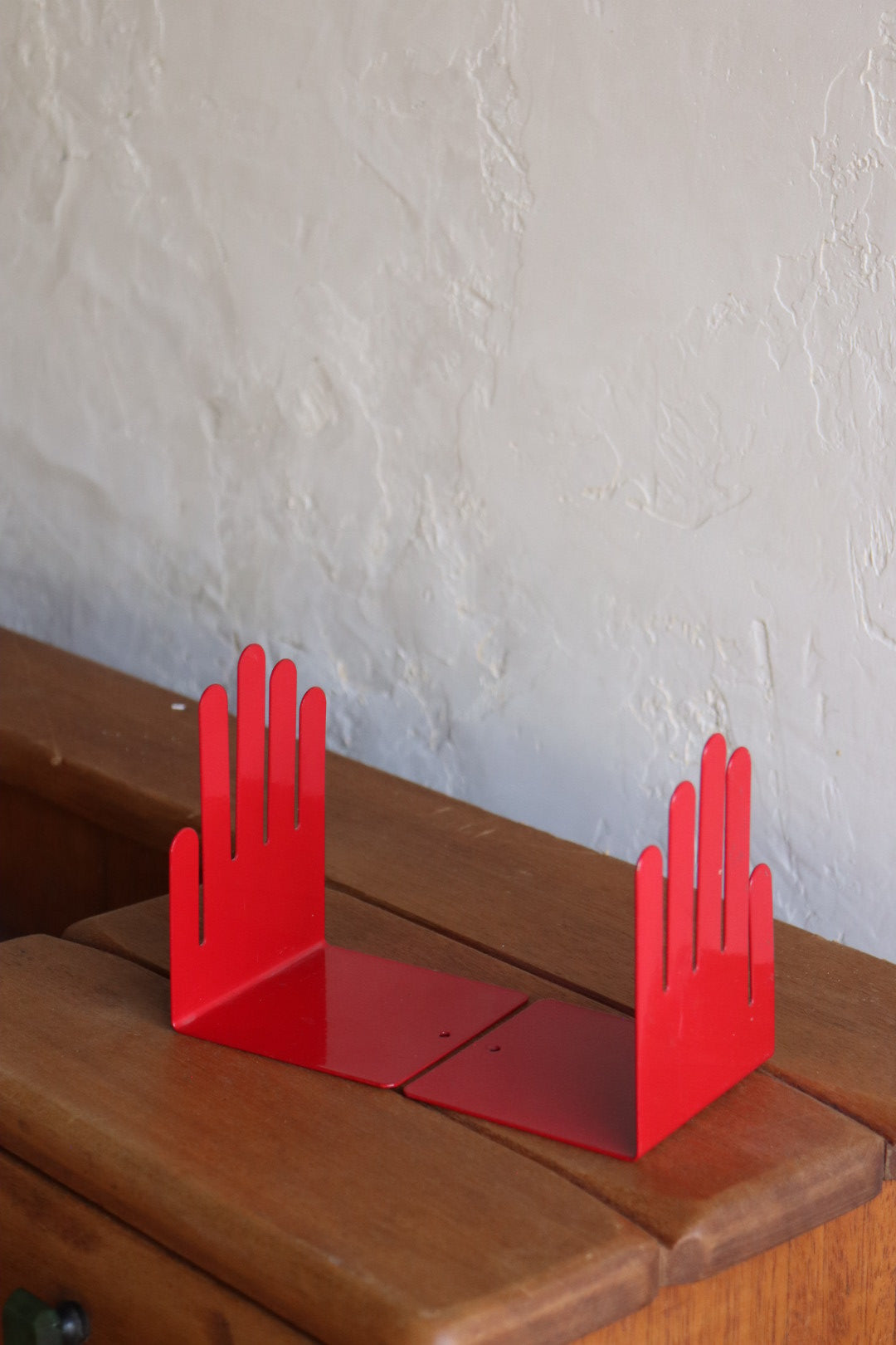 Vintage Hand Metal Bookends