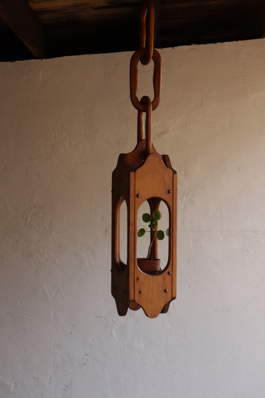 Hand Carved Plant Holder