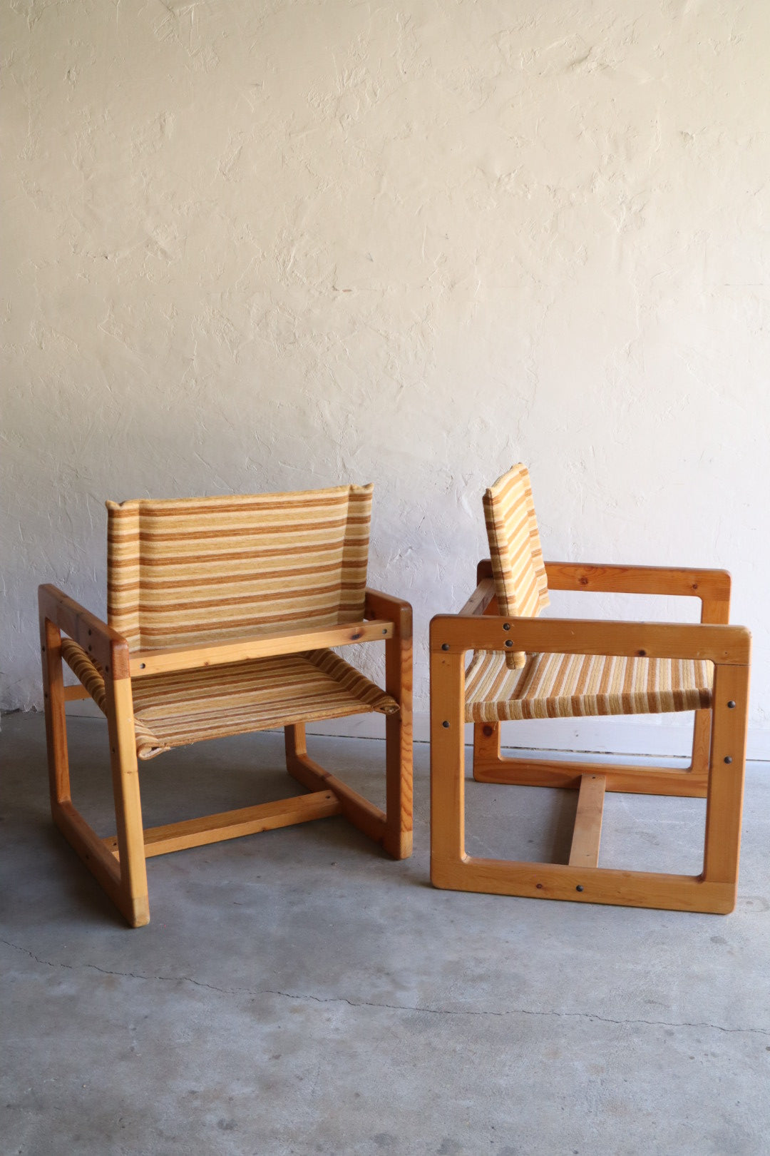 1970s Pine Armchairs