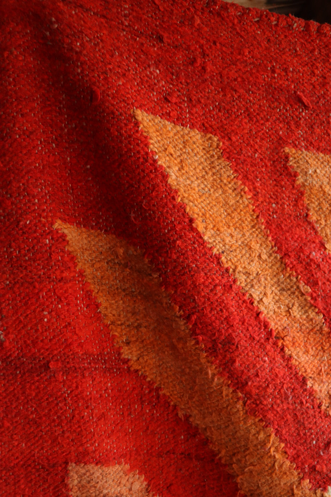 Vintage Handmade Wool Rug