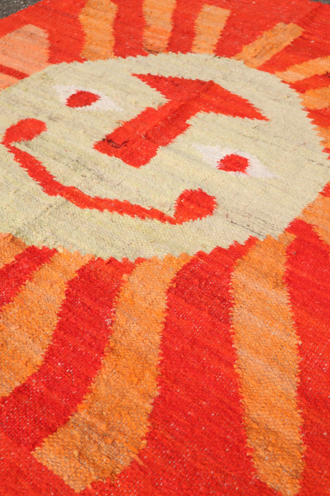 Vintage Handmade Wool Rug