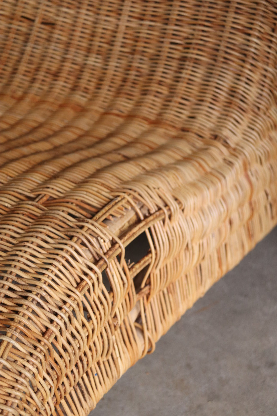 Rattan Chaise Lounge