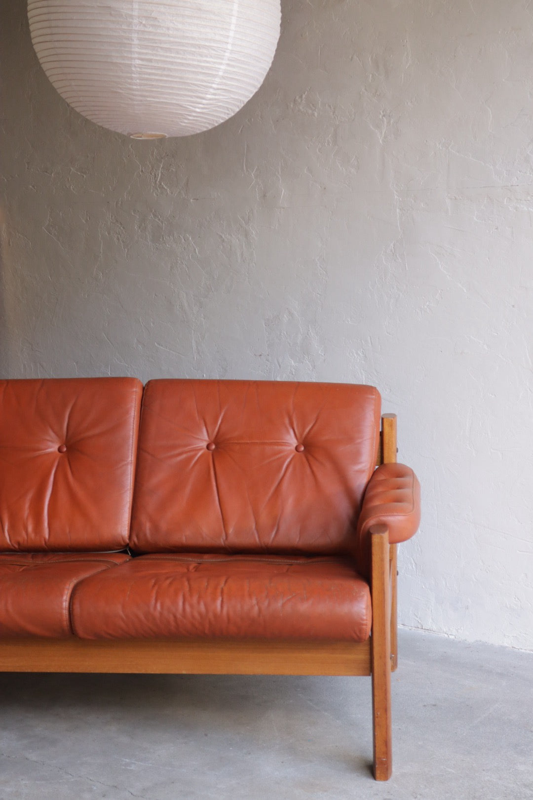 Ekornes Leather Loveseat