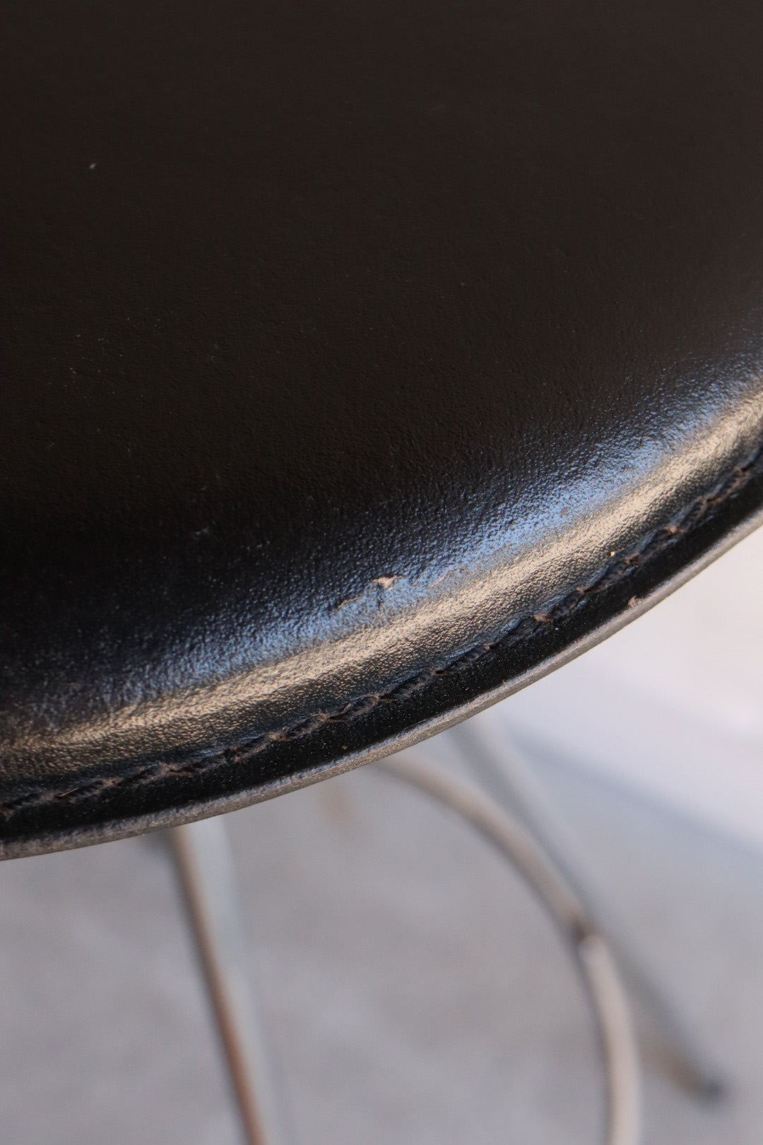 Chrome & Leather Barstools