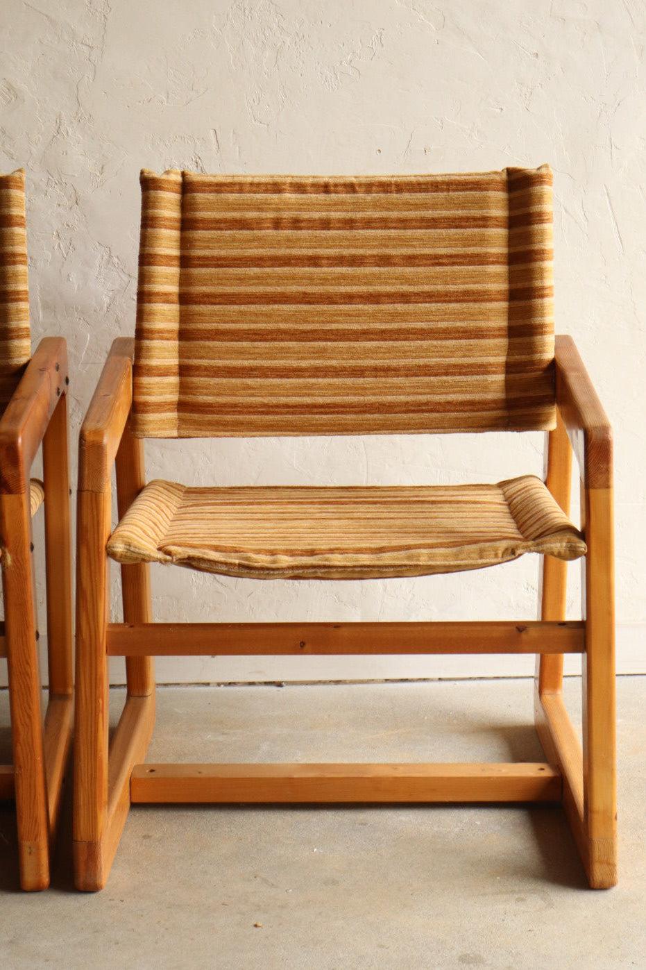 1970s Pine Armchairs