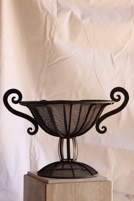Metal Pedestal Bowl