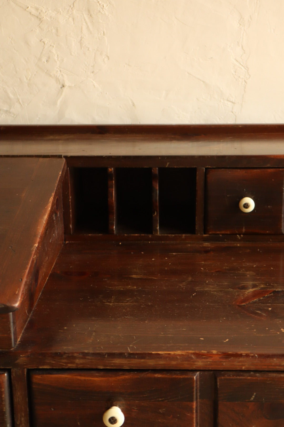 Solid Pine Trestle Desk