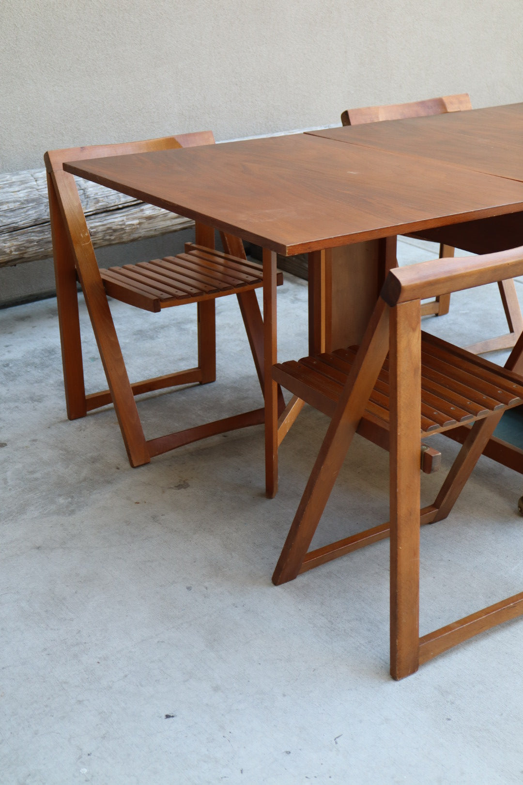 1960s Stowaway Table & Chairs