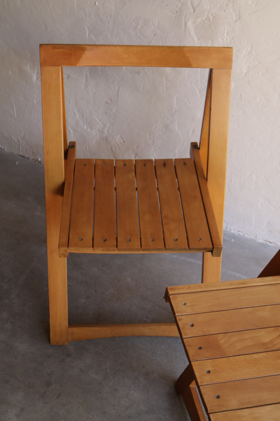 Pair of Aldo Jacober Folding Chairs