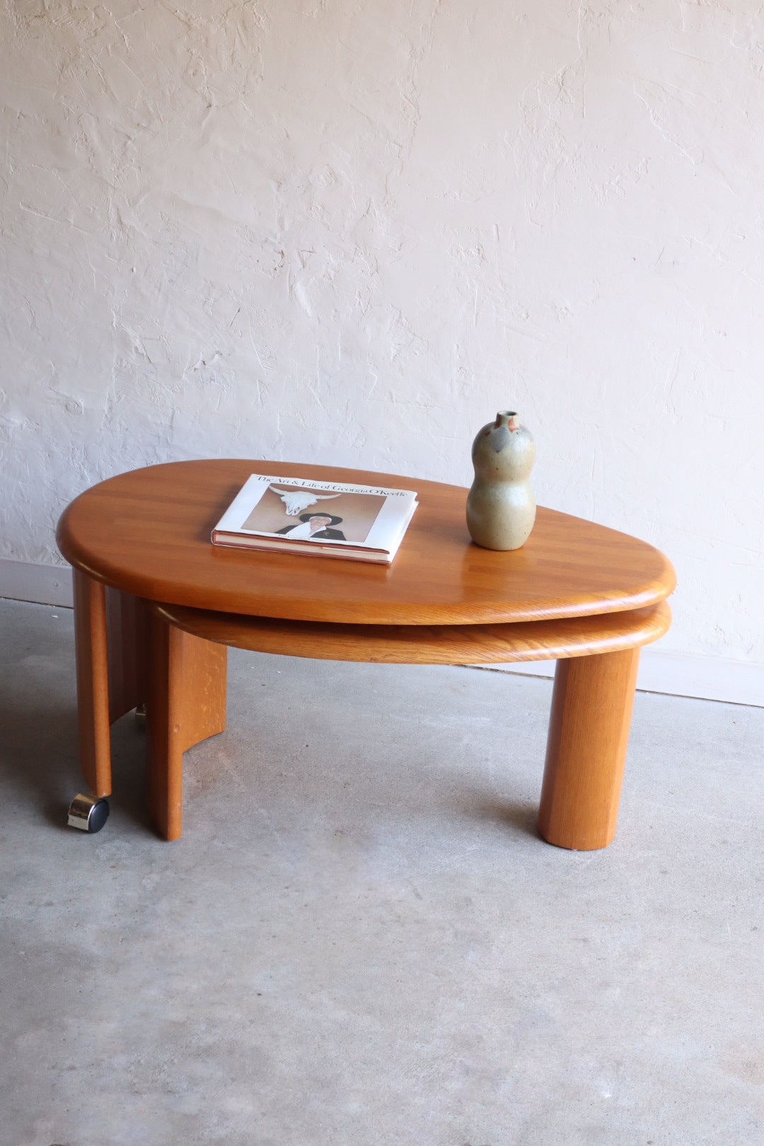 2 Tier Oak Coffee Table