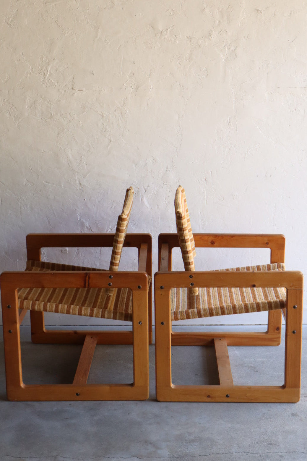 1970s Pine Armchairs