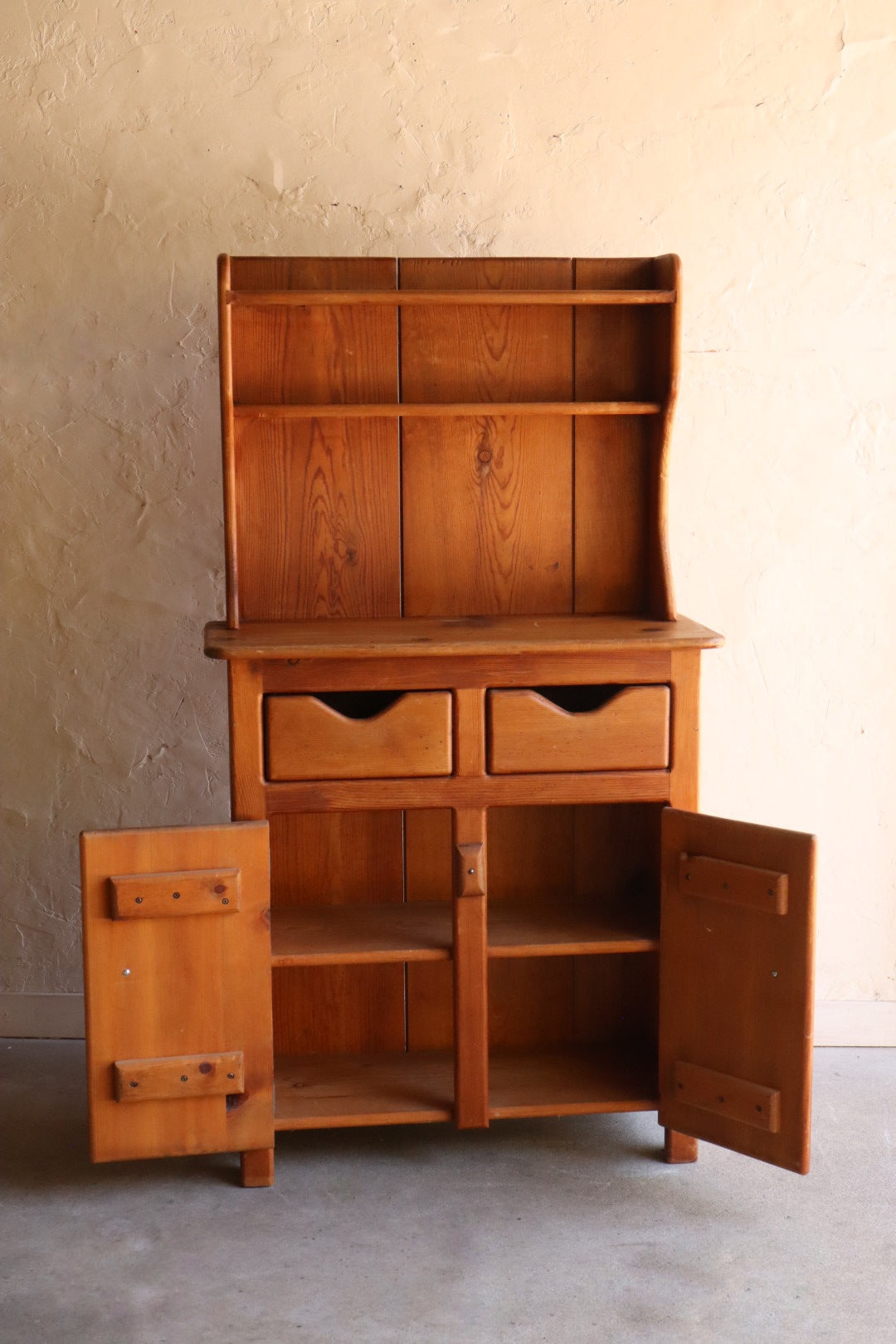 Rustic Pine Hutch