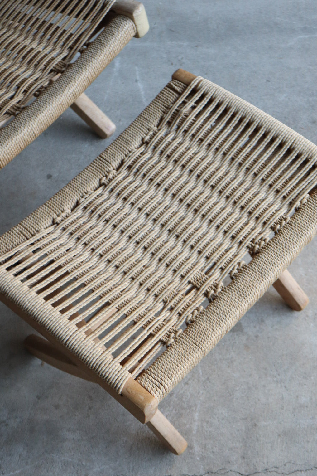 Folding Lounge Chair and Ottoman