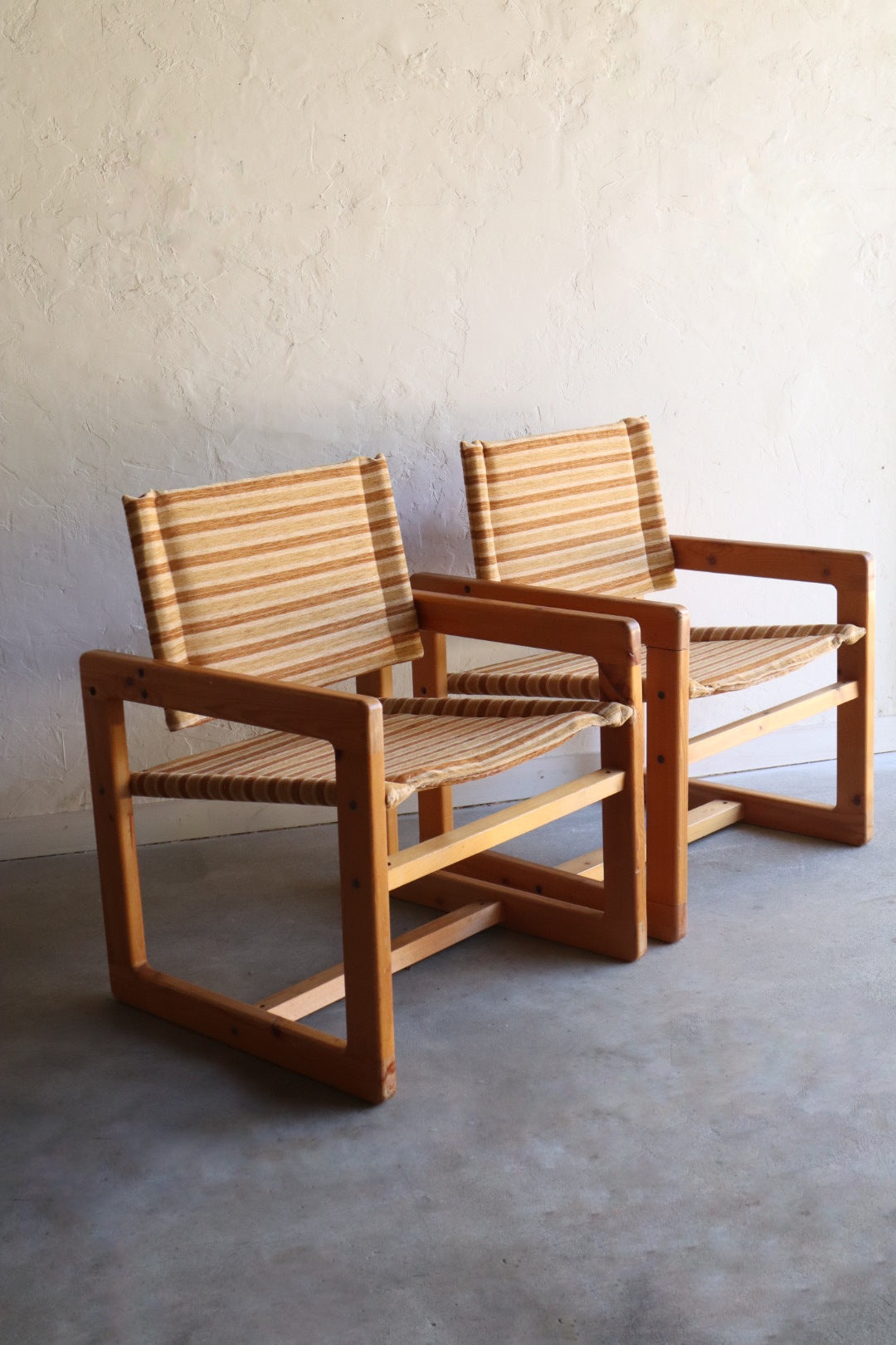 1970s Pine Armchairs