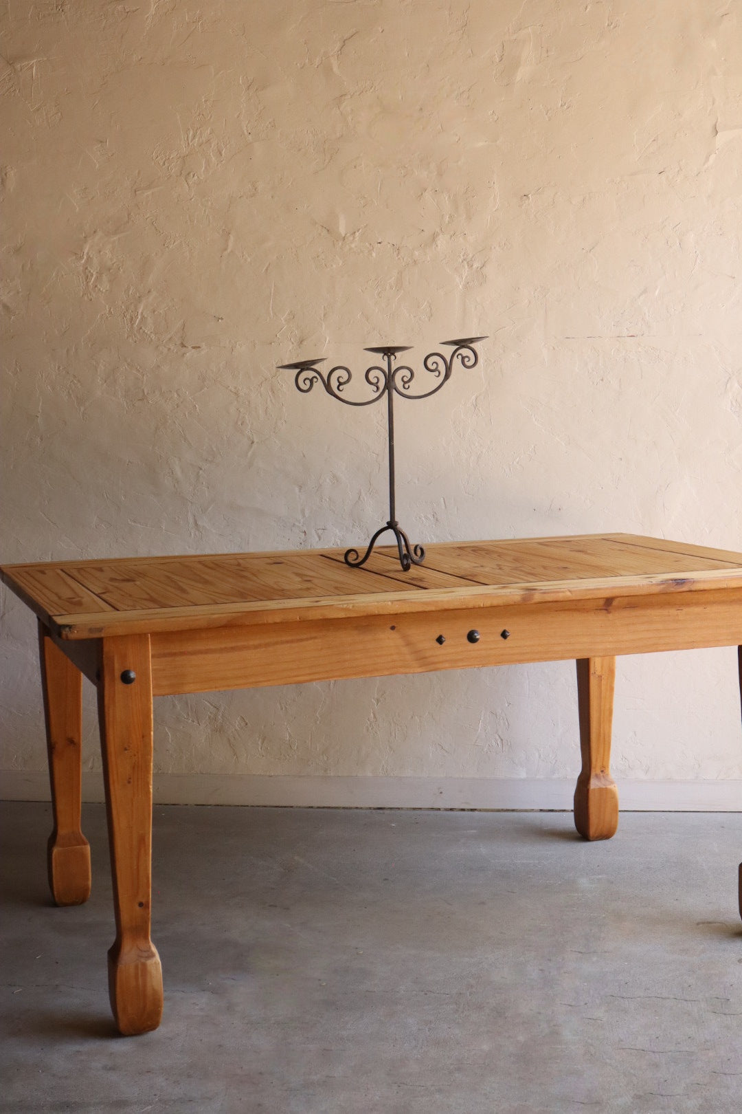 Rustic Pine Dining Table