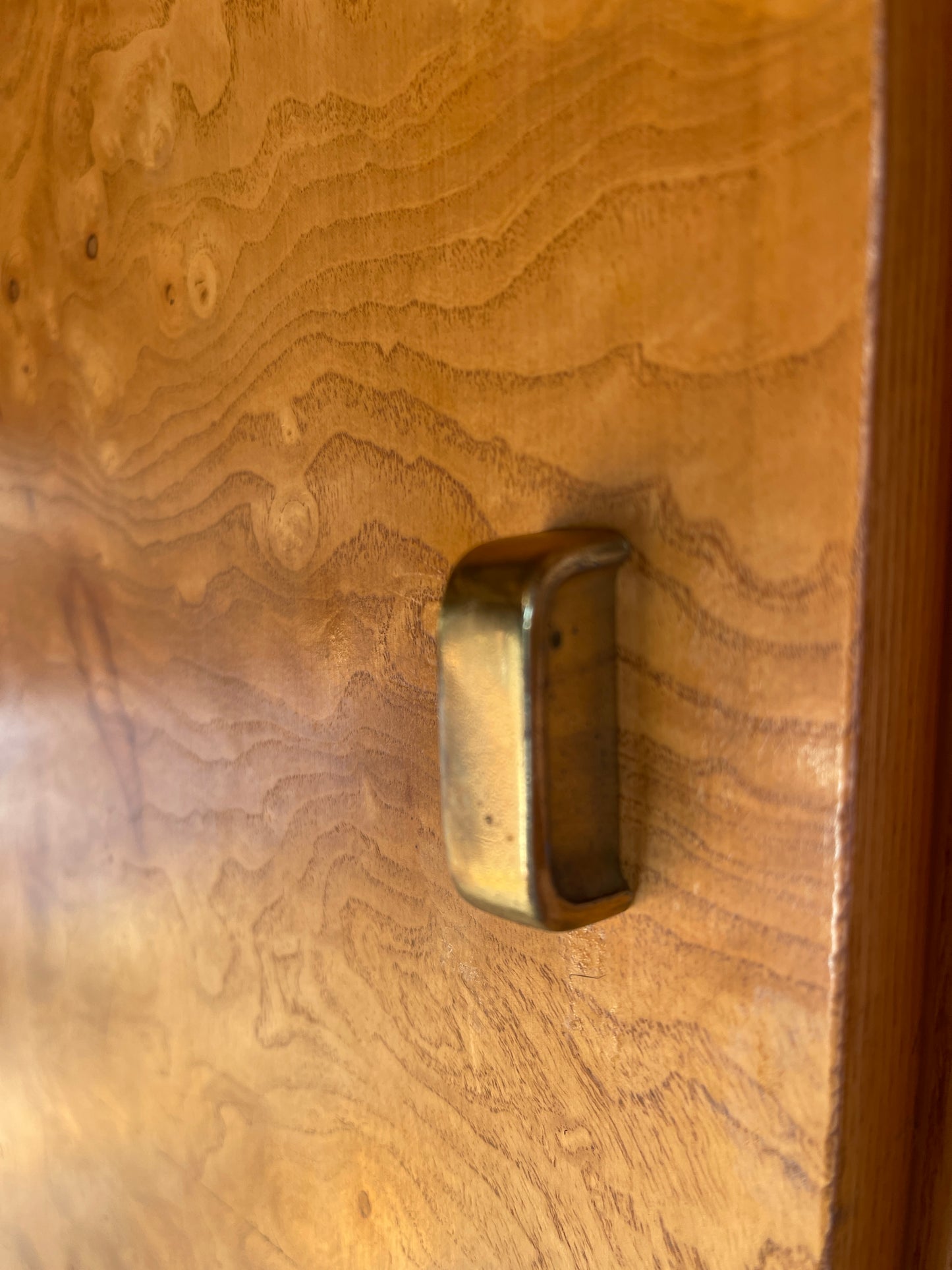 Pair of Burl Wardrobes