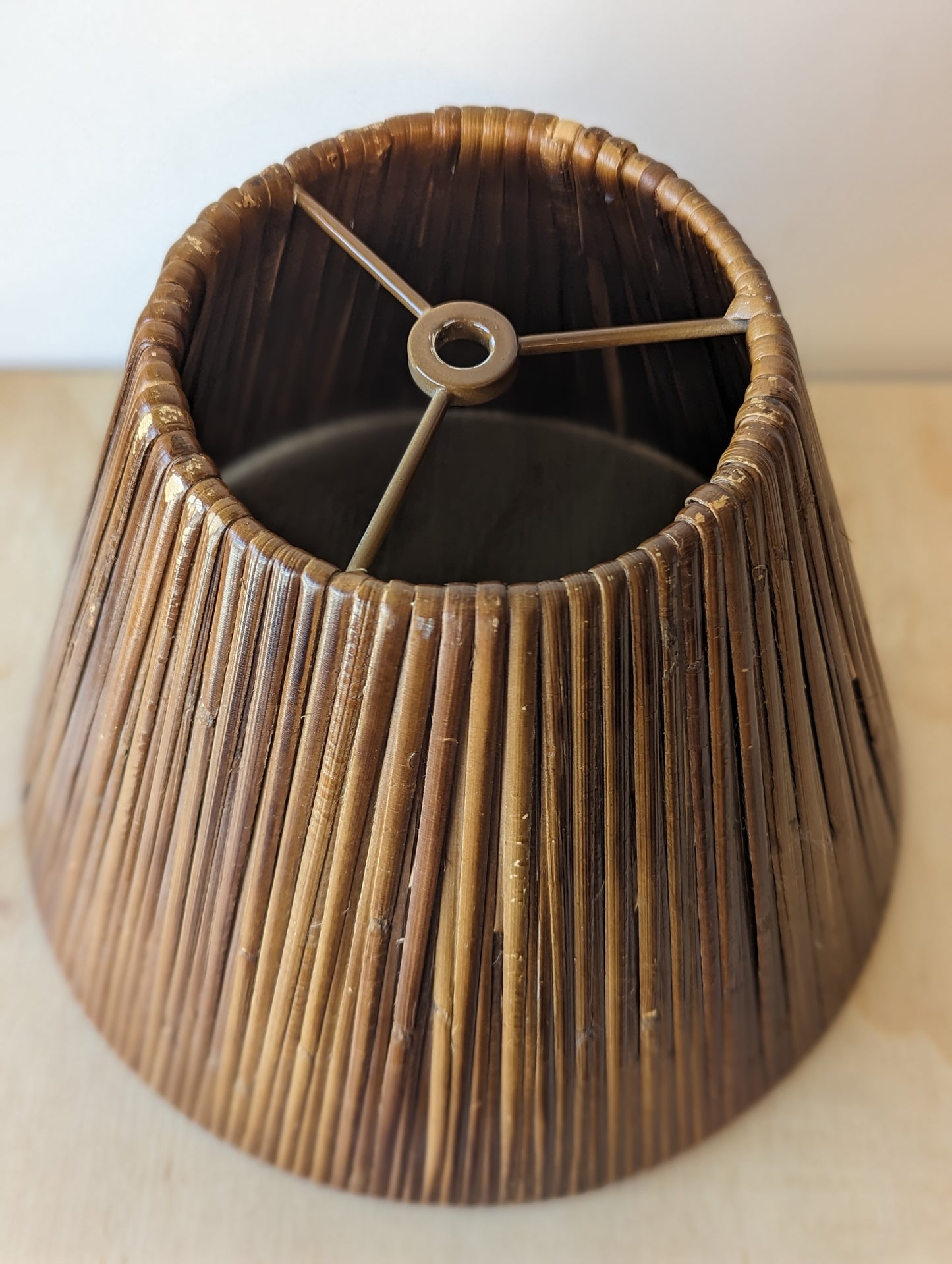 Wicker Wrapped Lampshade
